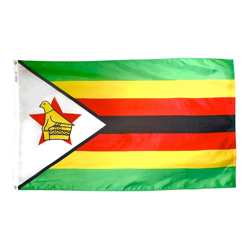 5 ft. X 8 ft. Nyl-Glo Zimbabwe Flag