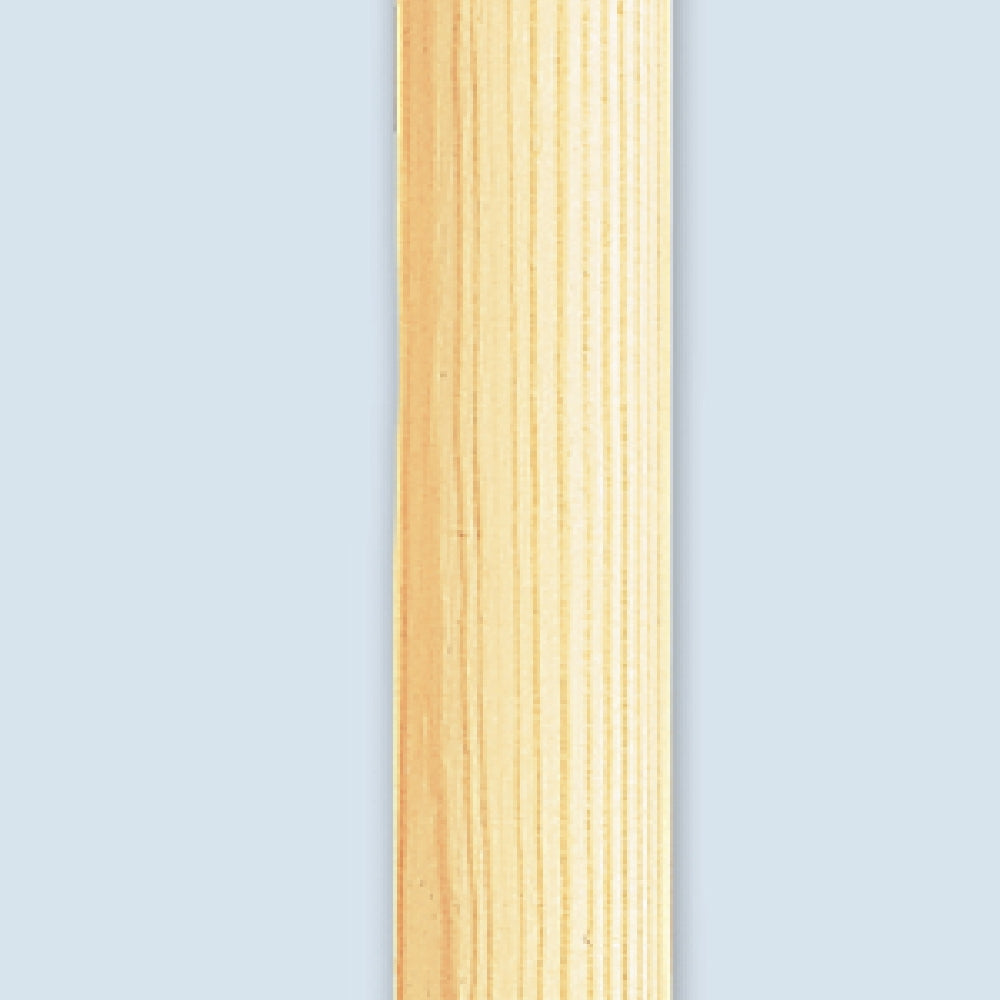 Carton of six 6 ft. X 1 in. One Piece Wood Flagpole with Ball Ornament