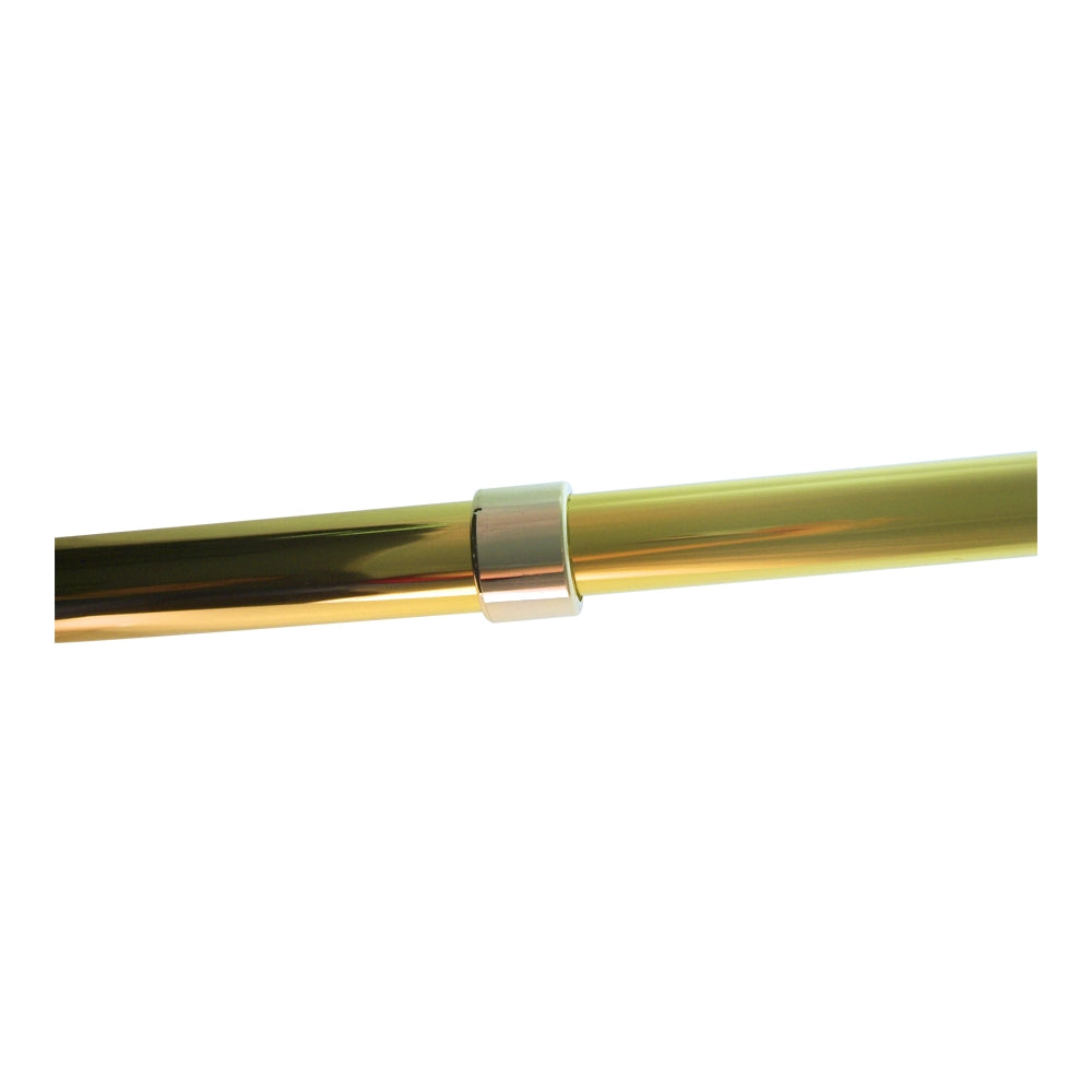 Indoor Aluminum Adjustable Flagpole with Gold Finish