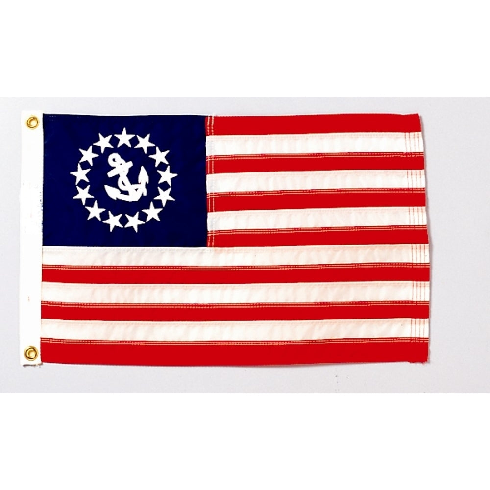 Nyl-Glo U.S. Yacht Ensign Flag, Dyed 12 in. X 18 in.