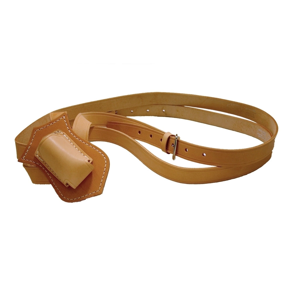 Double Strap Russet Leather Parade Belt