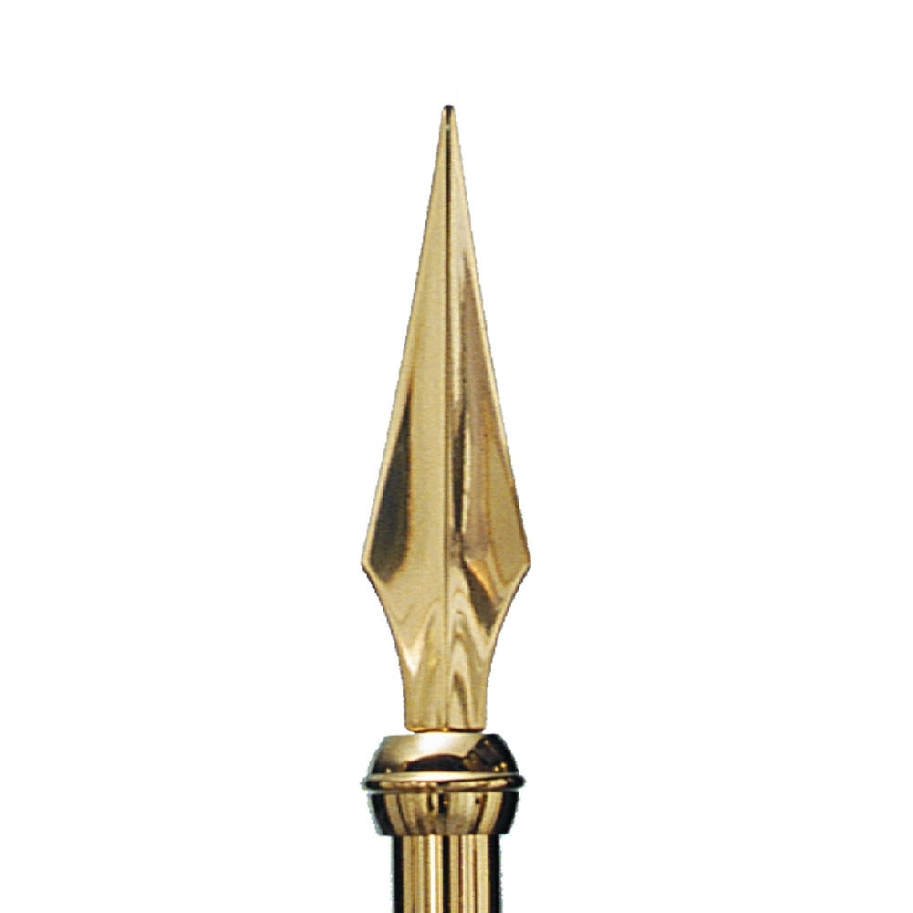 7 in. Brass Spear Ornament