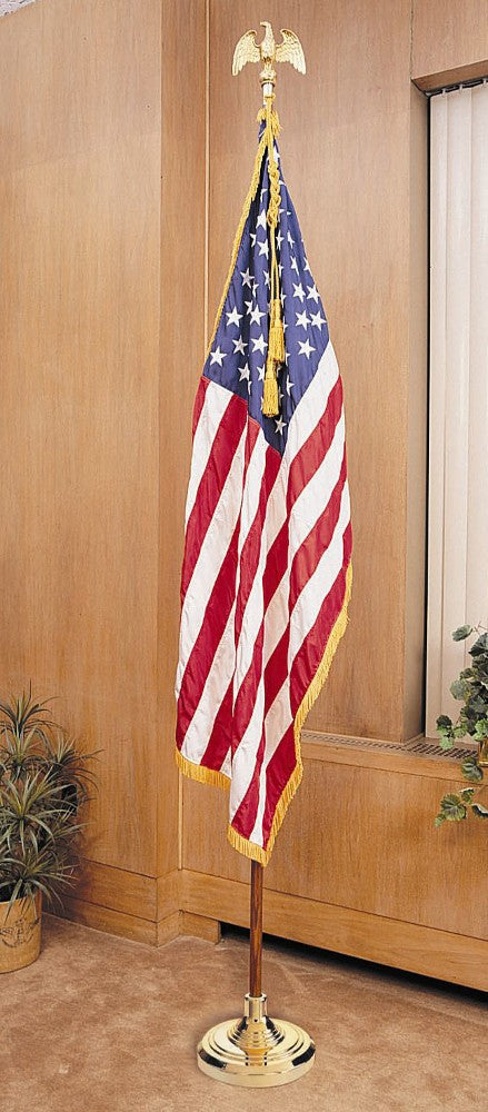 3 ft. x 5 ft. Indoor Colonial Nyl-Glo U.S. Flag Set  American Flag