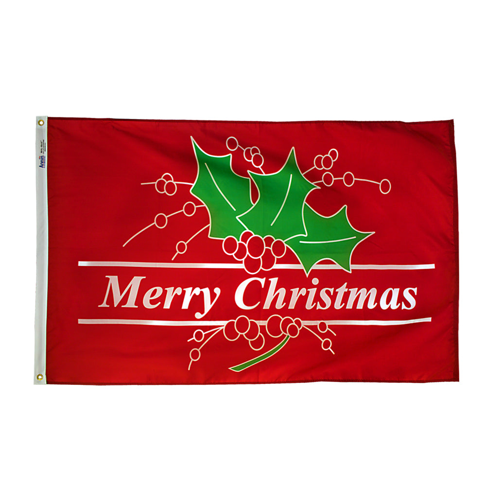 3x5 ft. Nylon Merry Christmas Flag