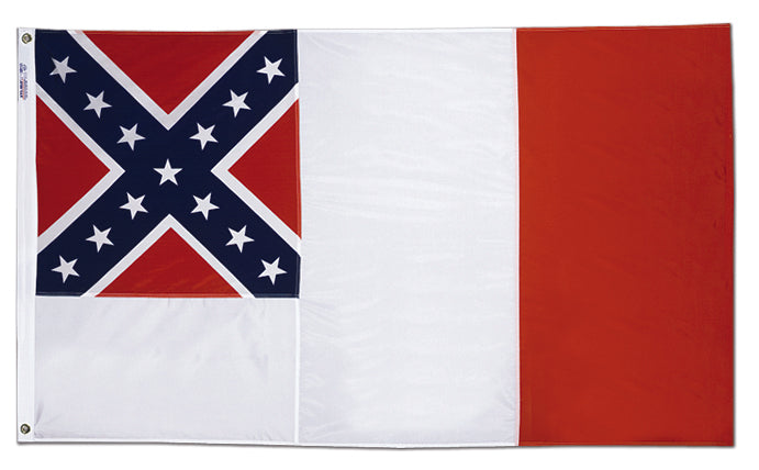 Third Confederate Flag Nyl-Glo-3 ft. X 5 ft.