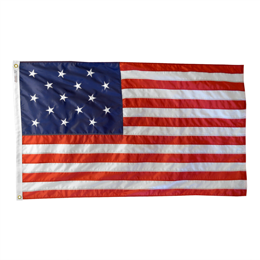 3 ft. x 5 ft. Nyl-Glo Star Spangled Banner Sewn Design