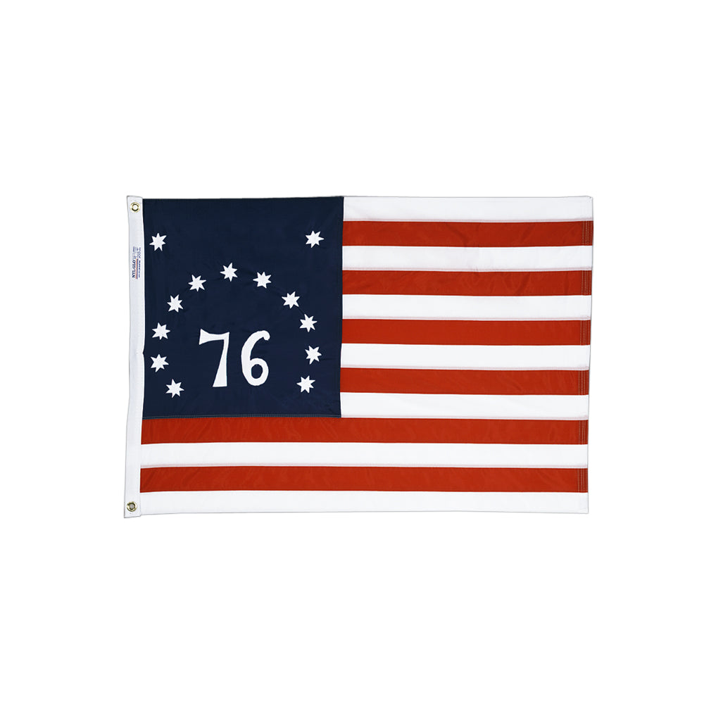 3 ft. x 5 ft. Nyl-Glo Bennington Flag with Embroidered Stars