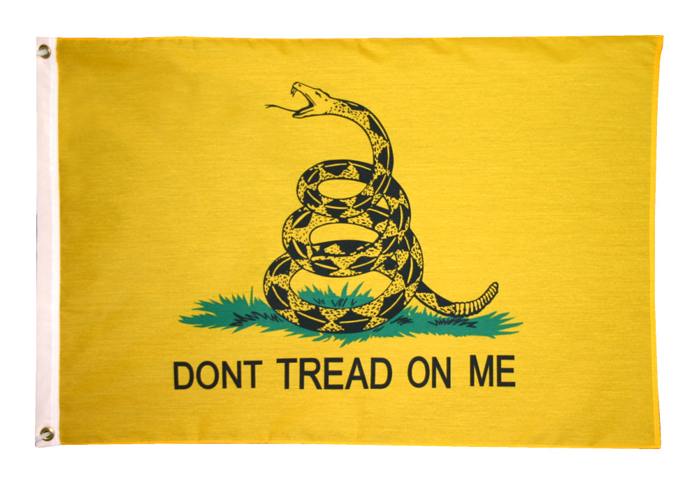 Polycotton Gadsden Flag-2 ft. X 3 ft.