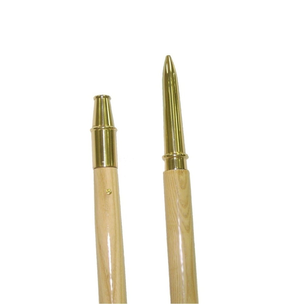 Pointed Brass Bottom Ferrule for Guidon Flagpoles