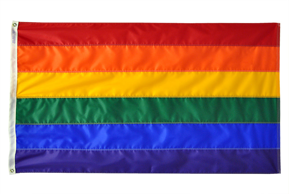 2 ft. X 3 ft. Nyl-Glo Rainbow Flag