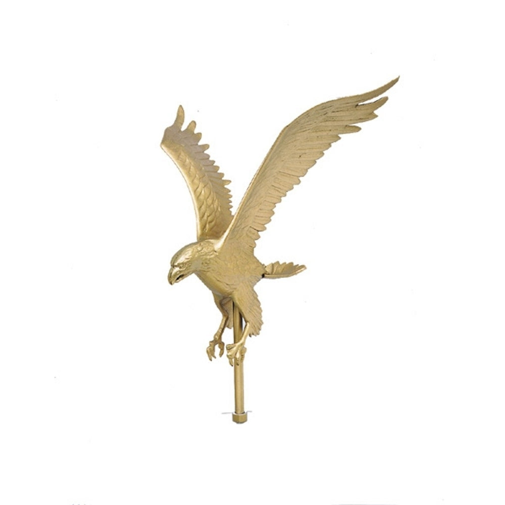 Gold Aluminum Flying Eagle for Outdoor Flagpoles