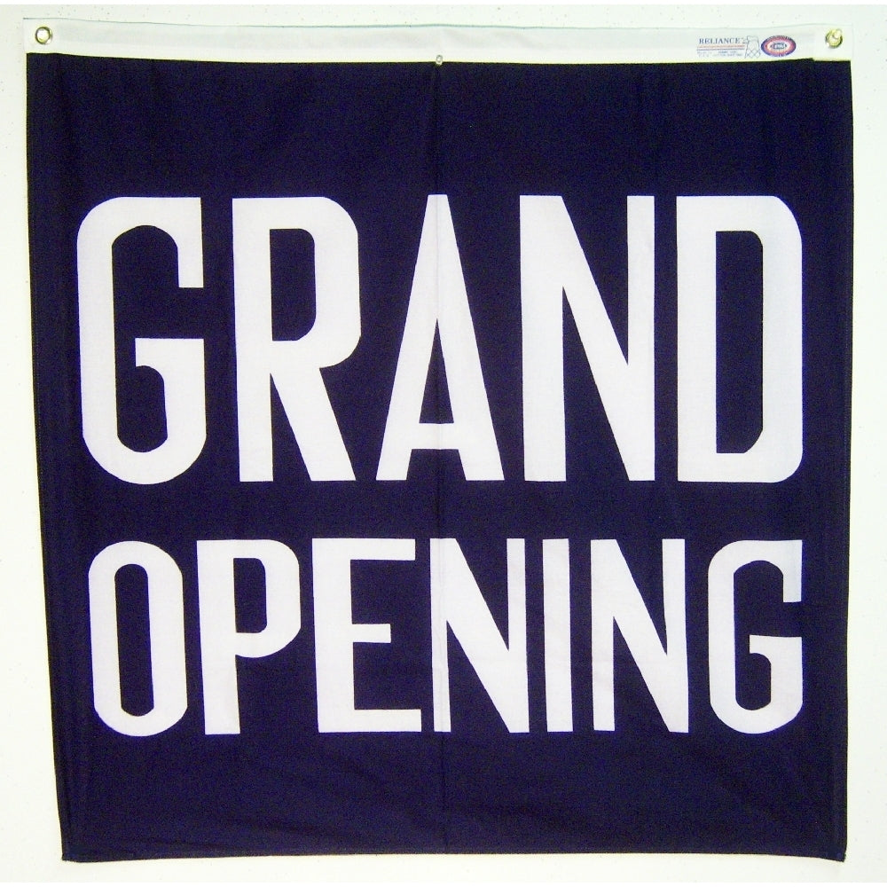 3 ft. X 3 ft. Grand Opening Center Cotton Sheeting.