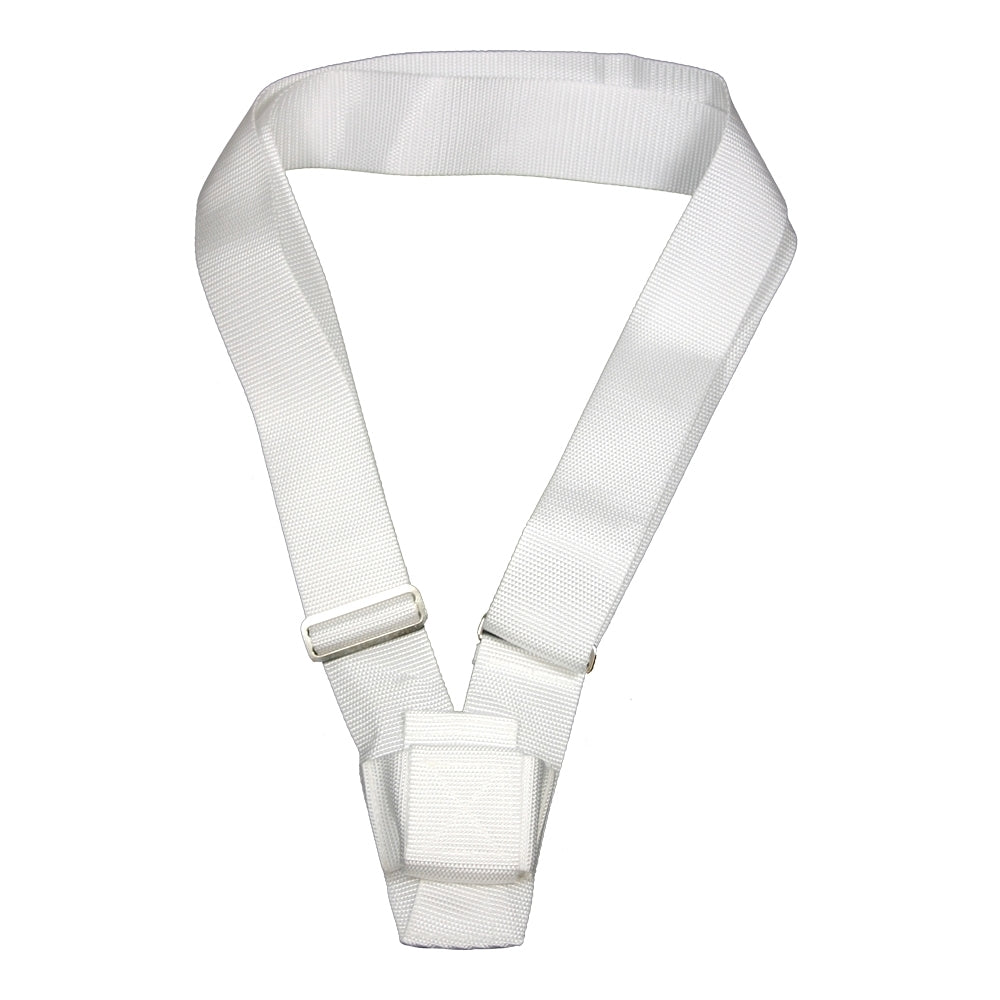 Single Strap White Web Parade Belt