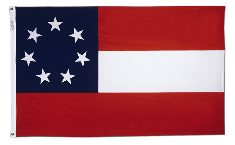 Confederate Stars and Bars Flag Nyl-Glo-3 ft. X 5 ft.