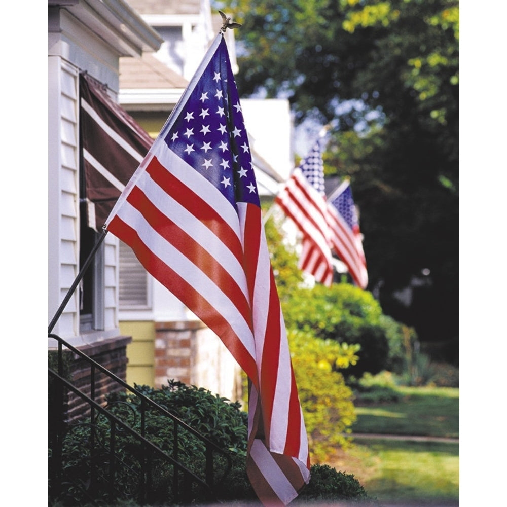 Homeowners 3 ft. X 5 ft. Polycotton U.S. Flag Set