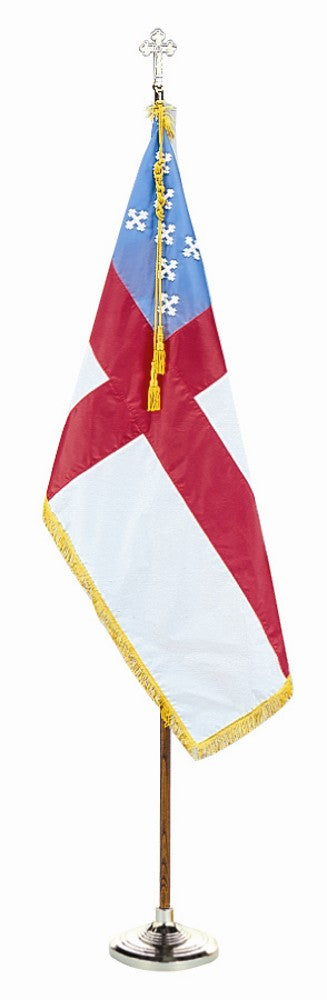 Indoor Colonial Nyl-Glo Episcopal Flag Set