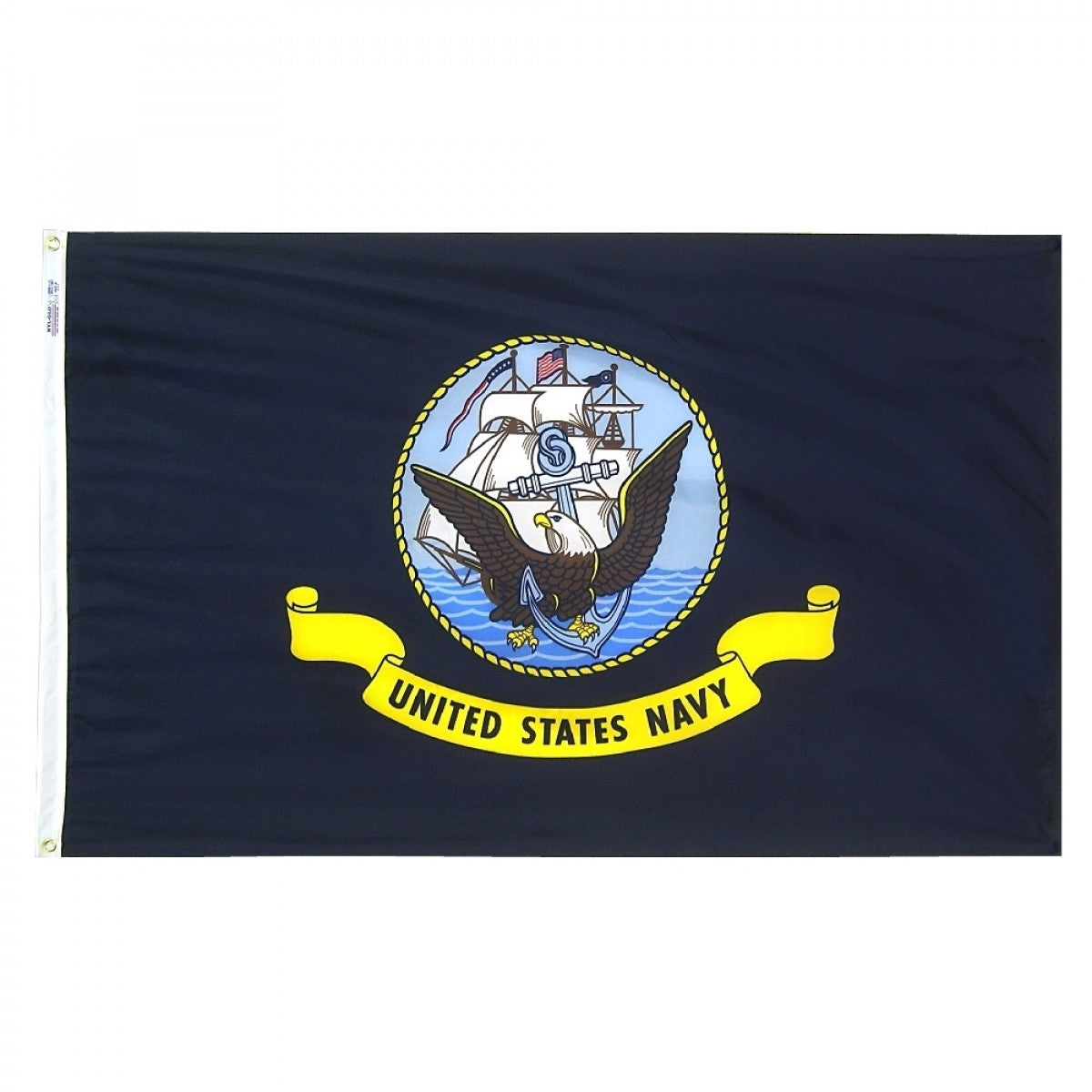 U.S. Navy Military Flag 3 ft. x 5 ft. Nylon SolarGuard® Nyl-Glo - Model 439030