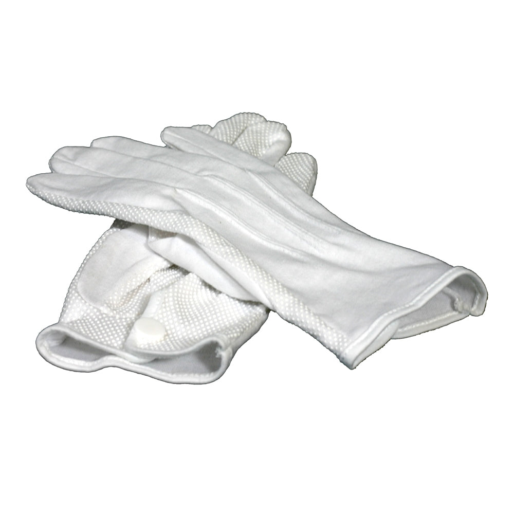 Pair of White Parade Gloves-Medium