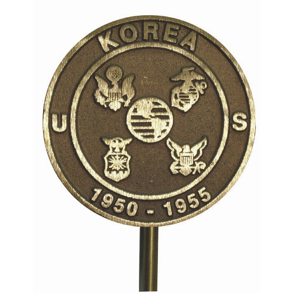 Grave Marker-Bronze Korean War