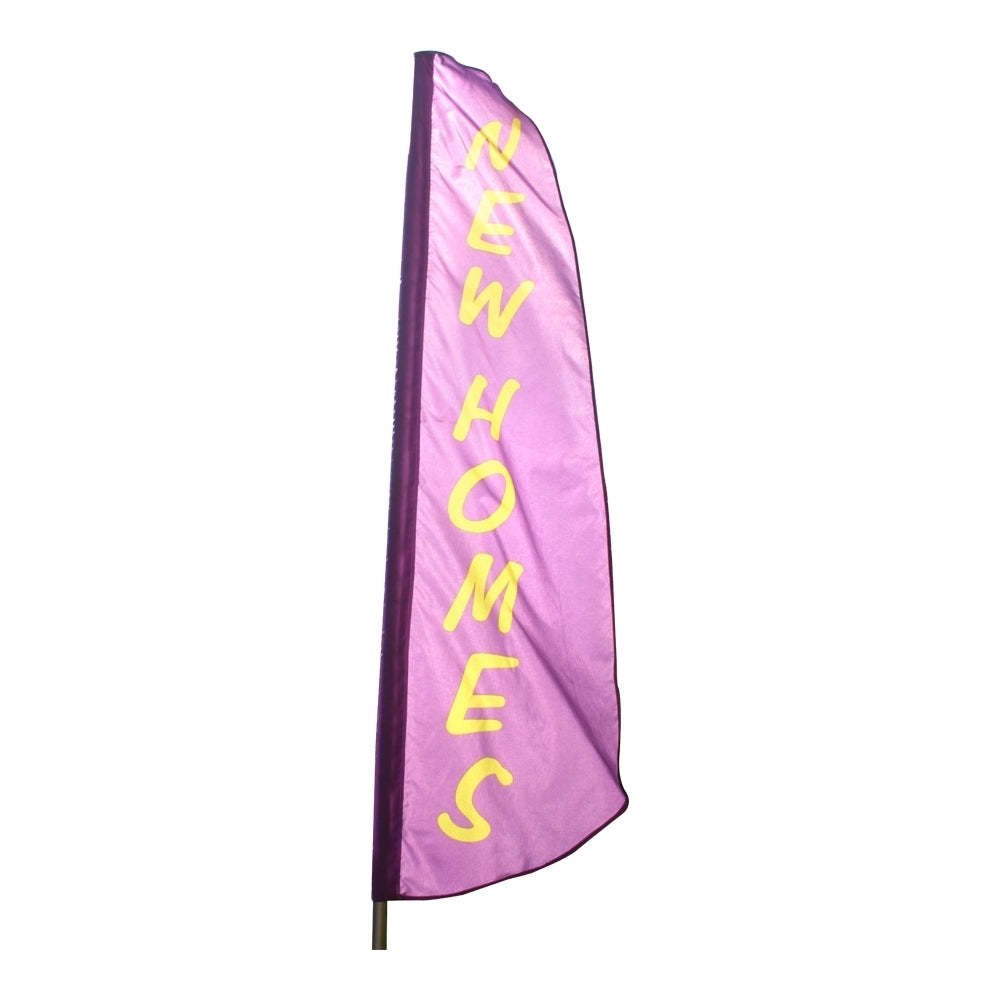 Nyl-Glo New Homes Feather Flag-2 ft. X 8 ft.