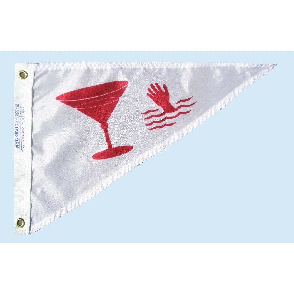 Nyl-Glo Bow Pen Cocktail Flag-10 in. X 15 in.