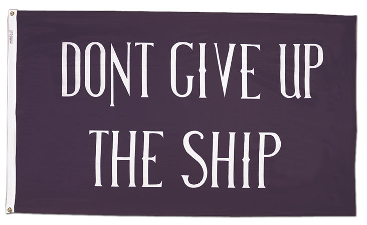 Commodore Perry-Don't Give Up the Ship Flag-Nyl-Glo-3 ft. X 5 ft.