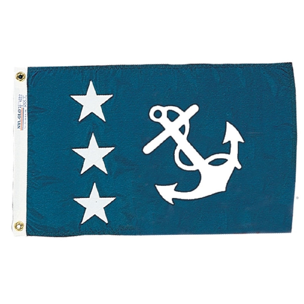 Nyl-Glo Past Commodore Flag-12 in. X 18 in.