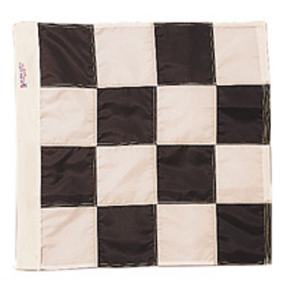 Nyl-Glo Black and White Checkered Race Flag-24 in. X 24 in.