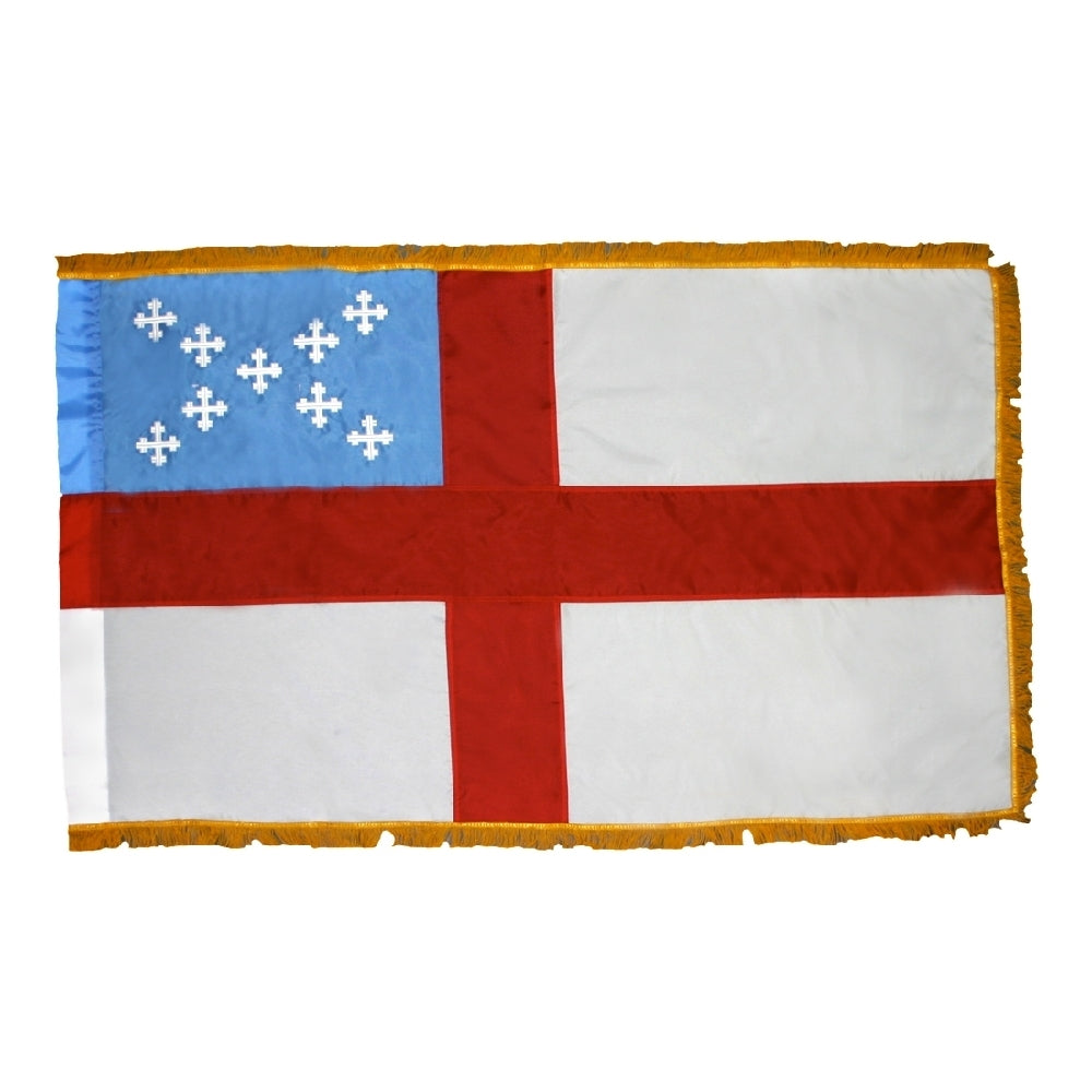 4 ft. X 6 ft. Colonial Nyl-Glo Episcopal Flag with Fringe