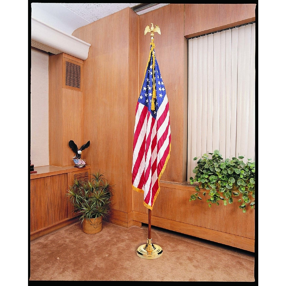 5 ft. X 8 ft. Large Indoor Colonial Nyl-Glo U.S. Flag Set