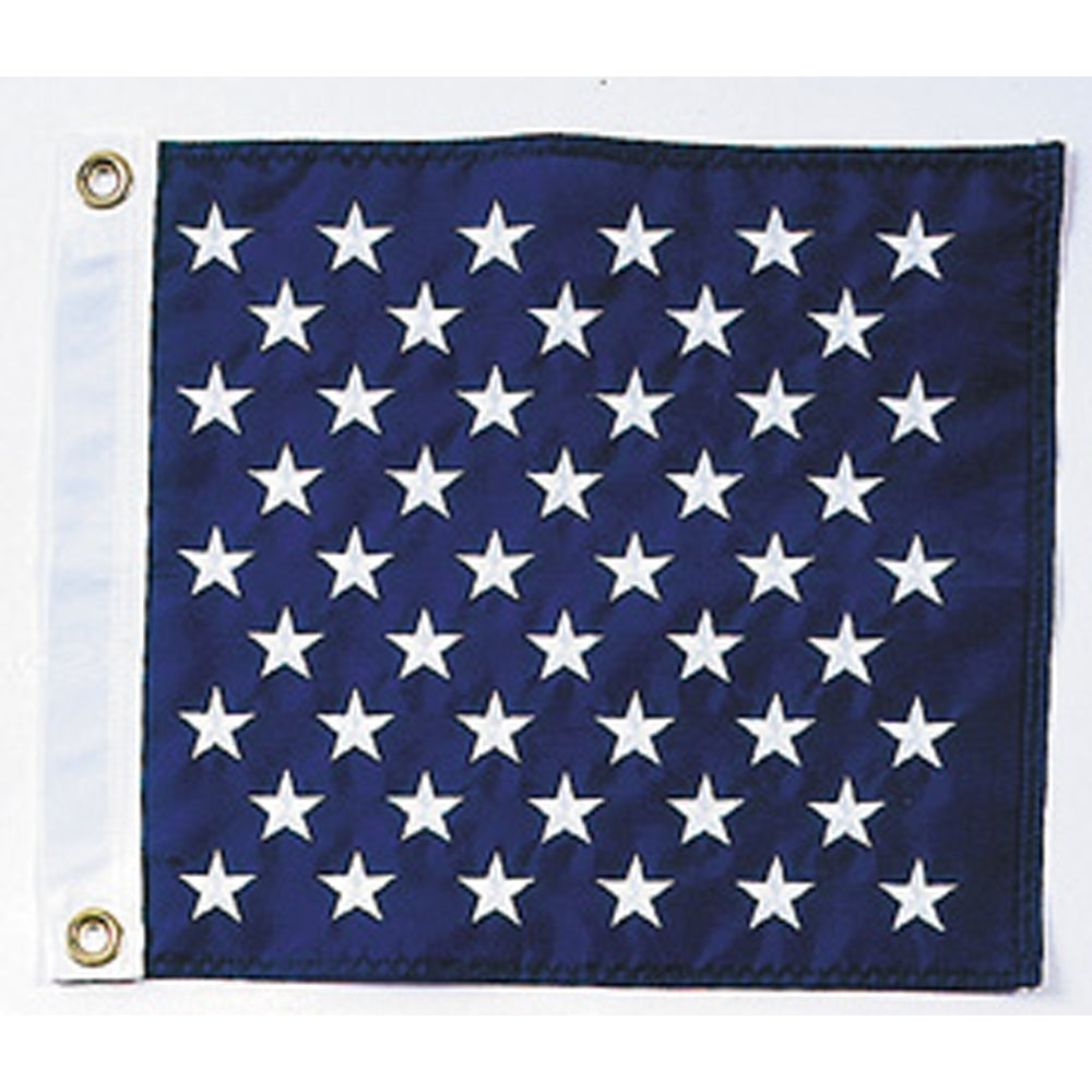 Nyl-Glo U.S. Union Jack Flag, Embroidered-20 in. X 26 in.