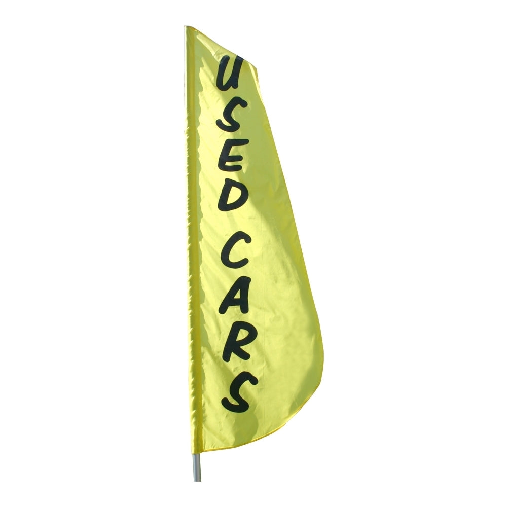 Nyl-Glo Used Cars Feather Flag-2 ft. X 8 ft.