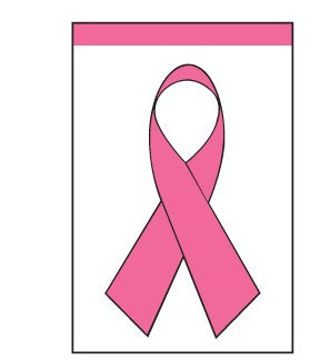 Pink Ribbon Banner 12 in. X 18 in.