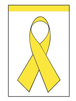 Yellow Ribbon Banner 12 in. X 18 in.