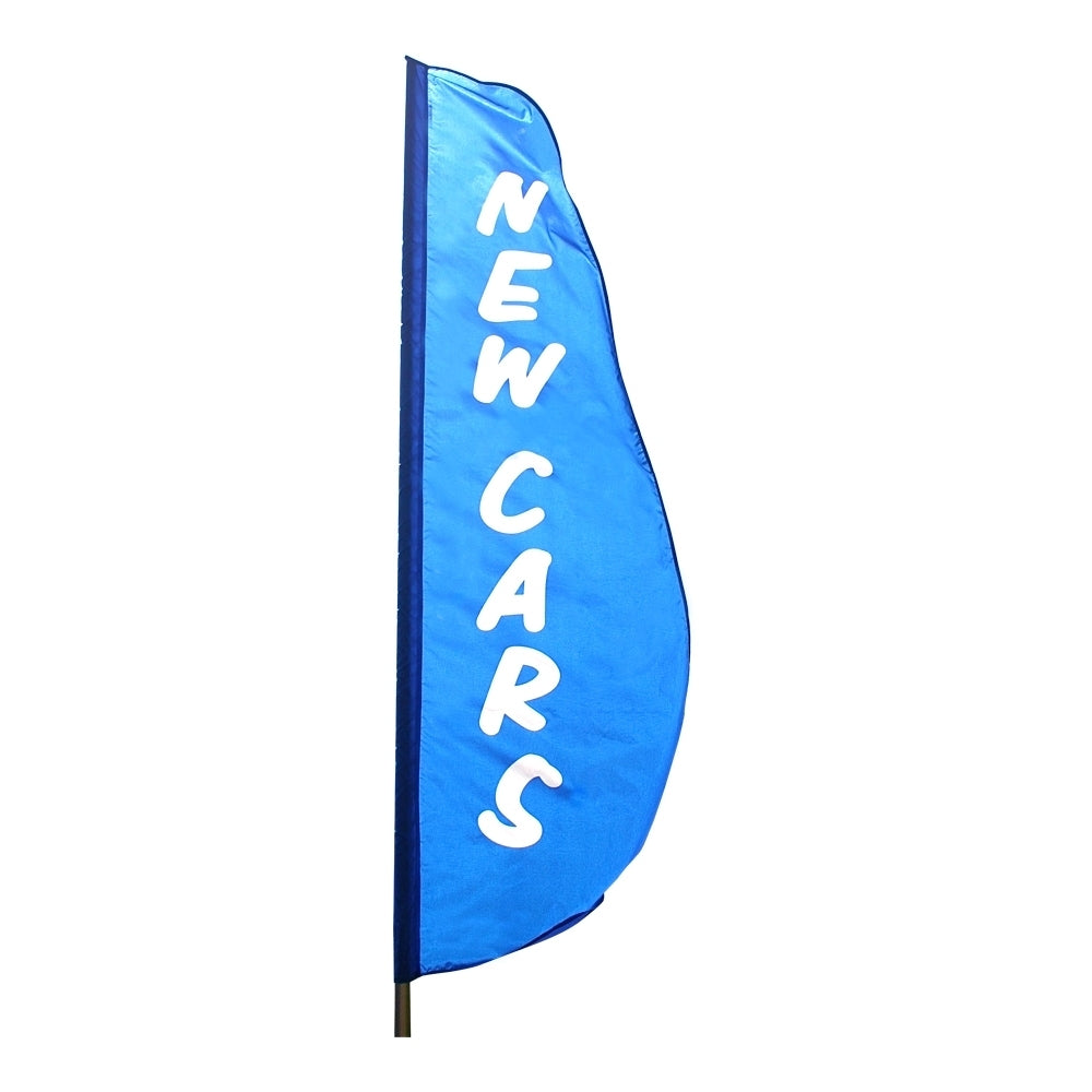 Nyl-Glo New Cars Feather Flag-2 ft. X 8 ft.