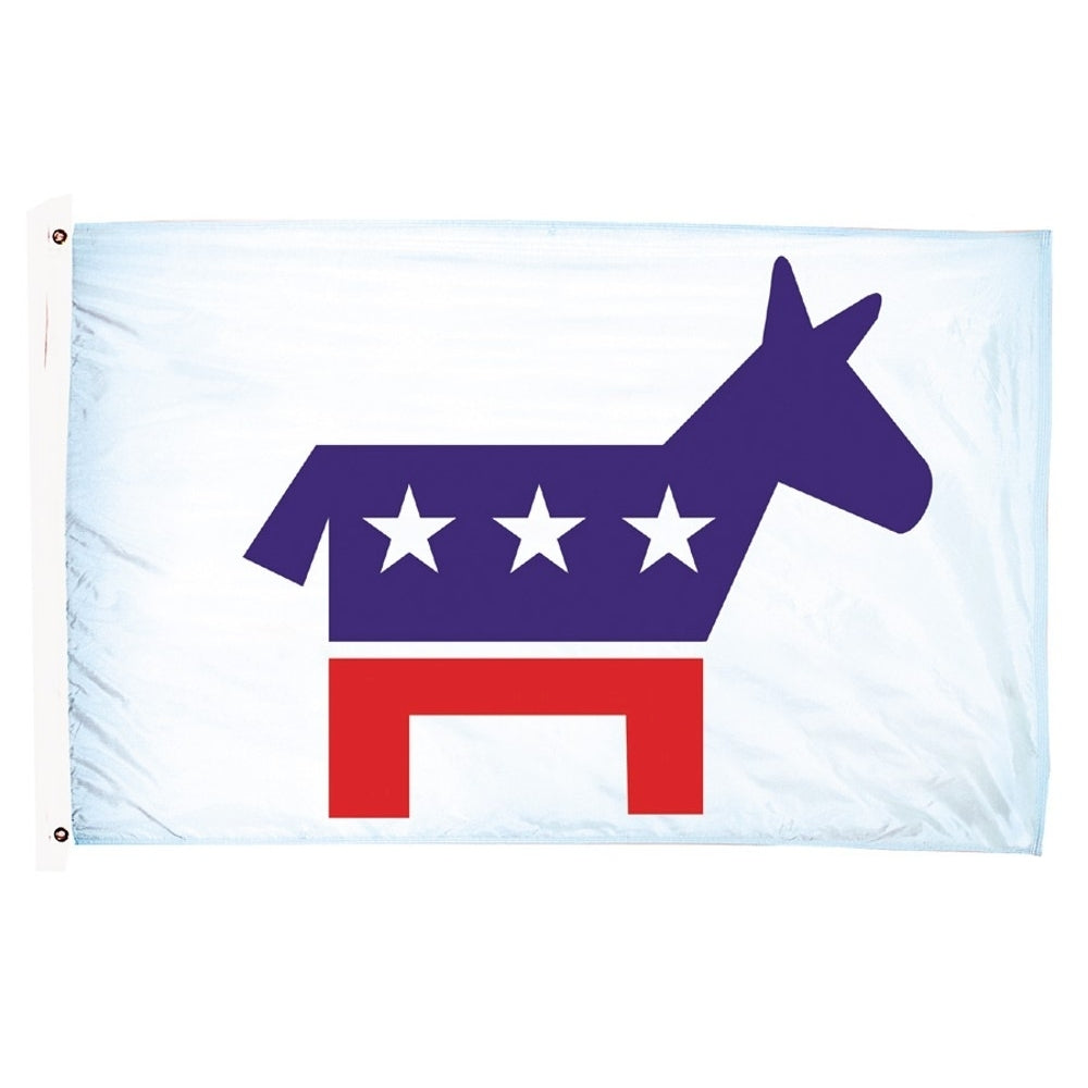 3 ft. x 5 ft. Nyl-Glo Democrat Flag