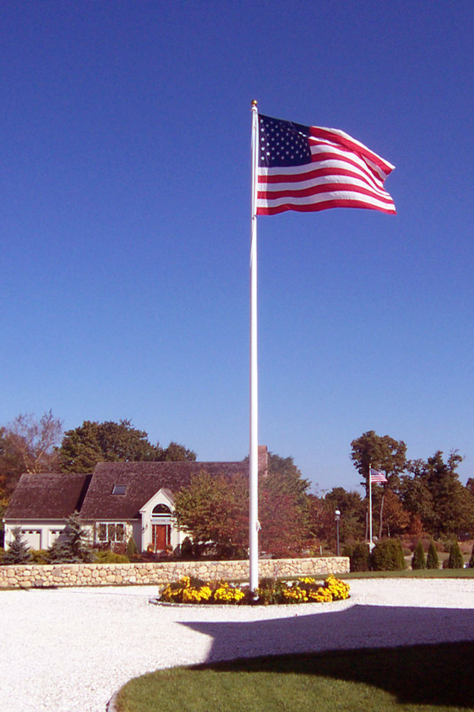 Fiberglass Flagpole. > 30 ft. X 6 3/4 in.