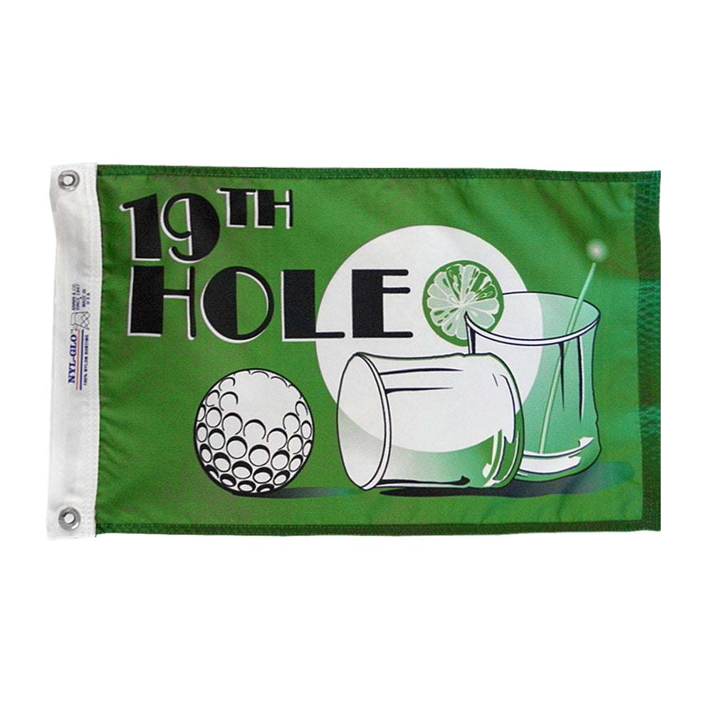 Nyl-Glo 19th Hole Flag-12 in. X 18 in.