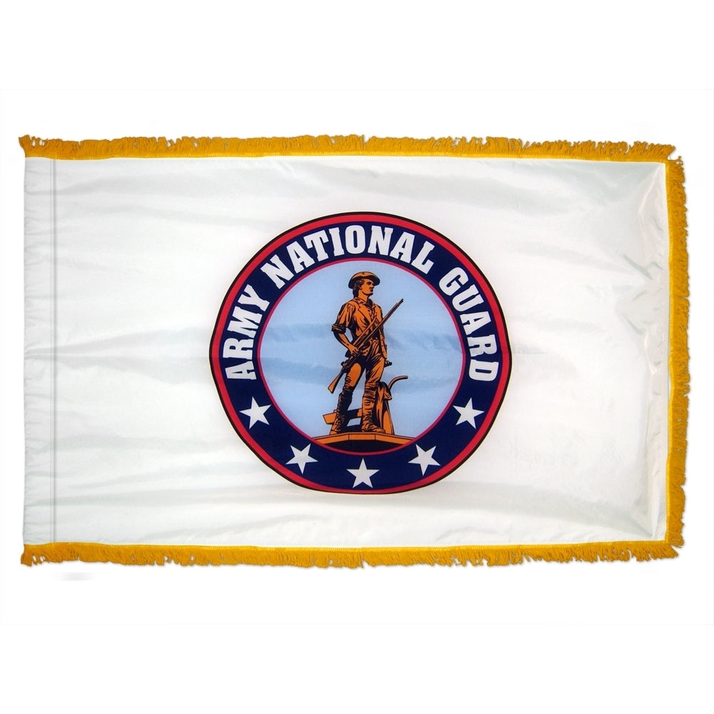 Army National Guard Flag Colonial Nyl-Glo with Fringe- 3 ft. X 5 ft.