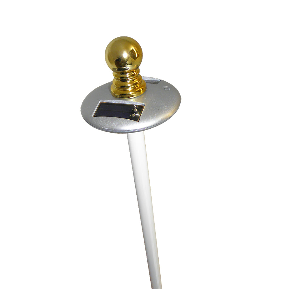 Small Outdoor Flagpoles Solar Light