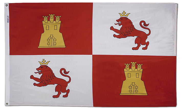 Lions & Castles Flag Nyl-Glo-3 ft. X 5 ft.