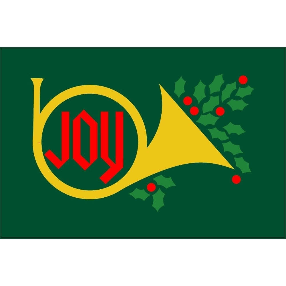 Nyl-Glo Joy/Horn Flag 2 ft. X 3 ft.