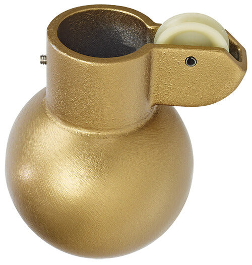 TRK-9136 3" Cap Style Single Stationary Cast Ball Truck